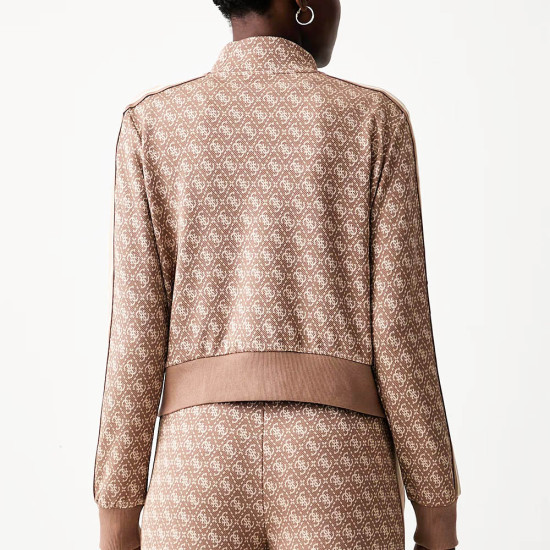 Guess Γυναικεία ζακέτα 4G Allover Jacquard Full Zip Jacket